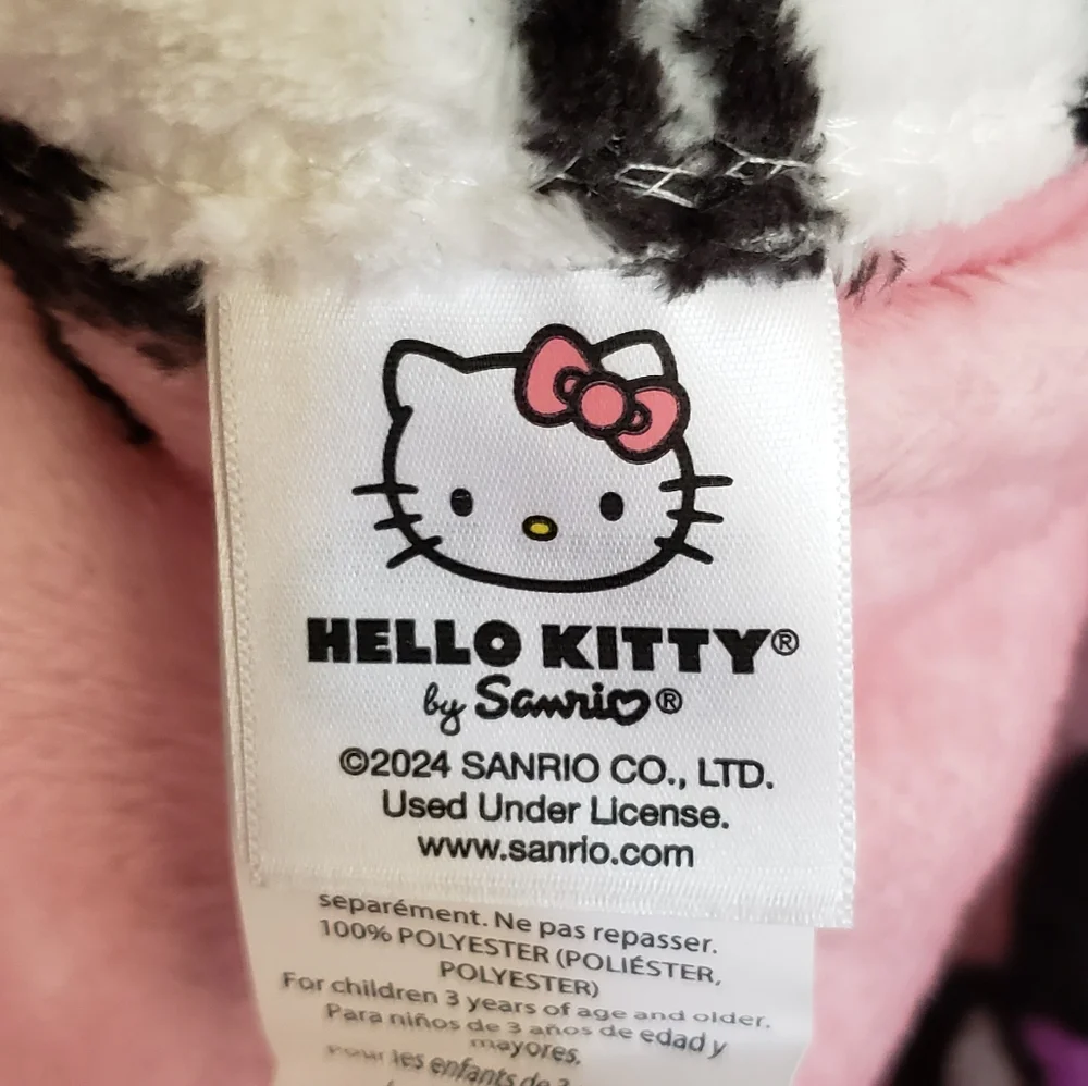 Hello Kitty Halloween Mummy Pink Plush Throw Blanket Sanrio 50x70